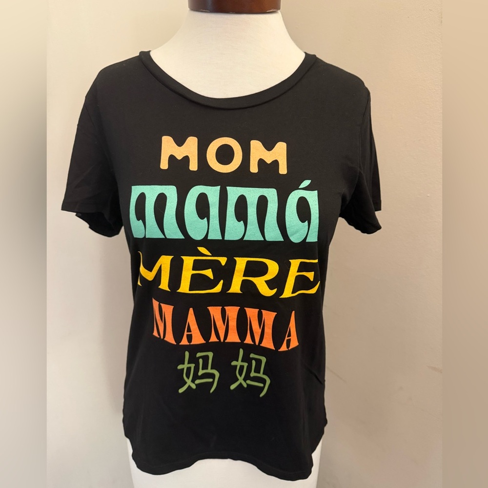 Midnight Rider Multilingual Graphic Tee - Black, Orange, Yellow, Green